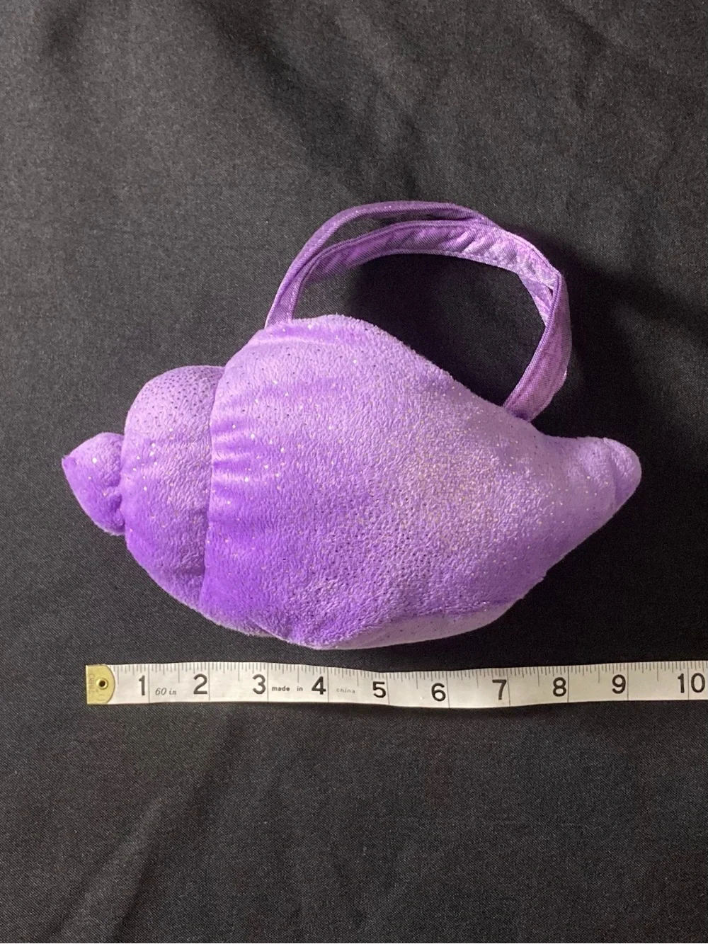⭐️ Aurora Purple Sparkly Conch Seashell Mermaid Purse Hand Bag